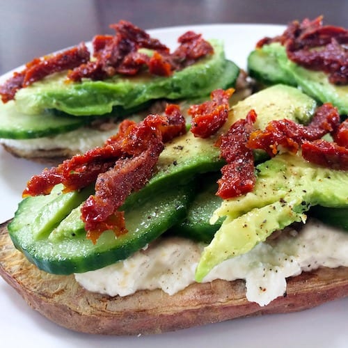 Kumara Toast with Toppings