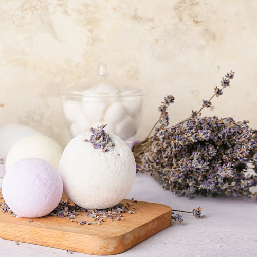 Lavender bath bombs