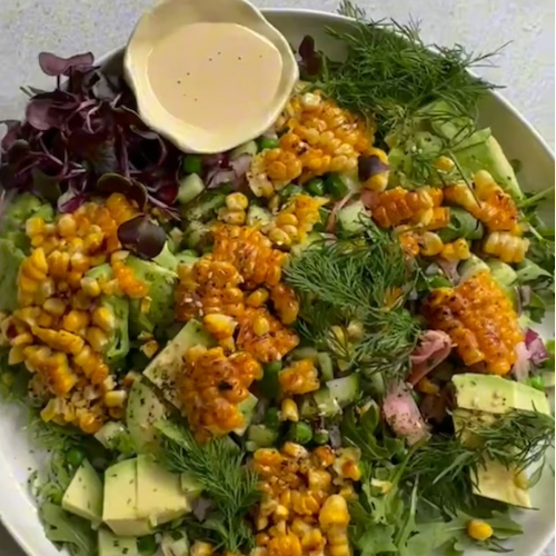 miso butter corn salad