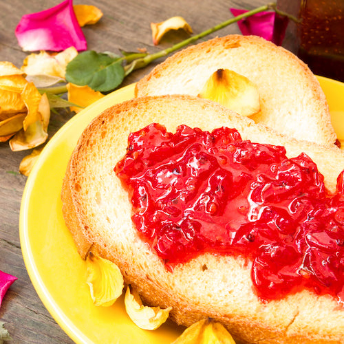 strawberry rose jam