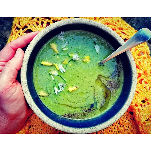 weedy green soup