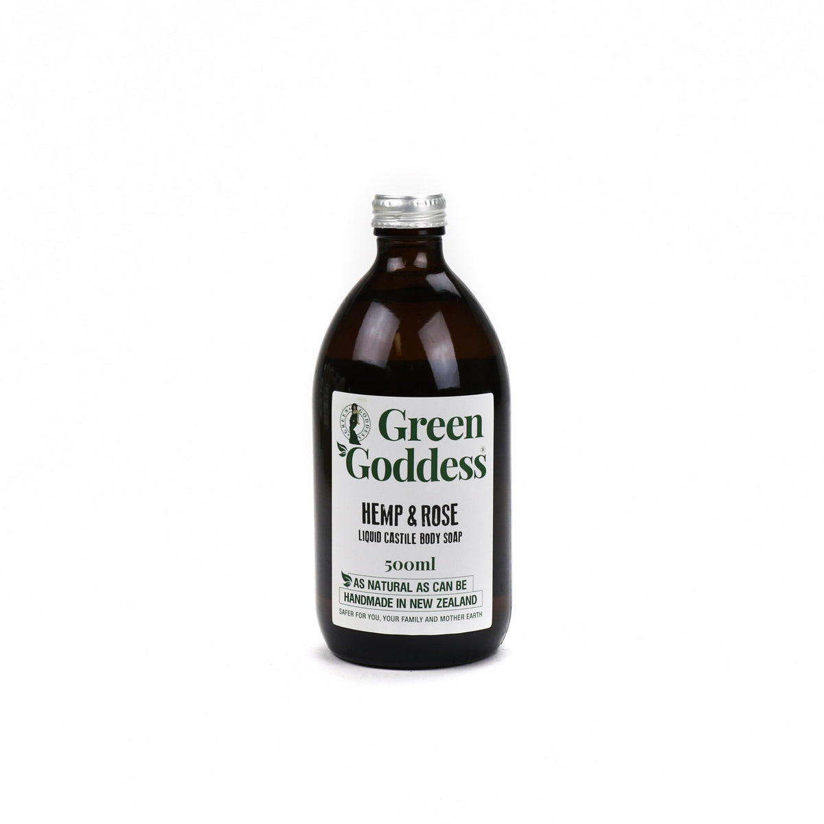 Green Goddess Hemp & Rose Liquid Castile Body Soap