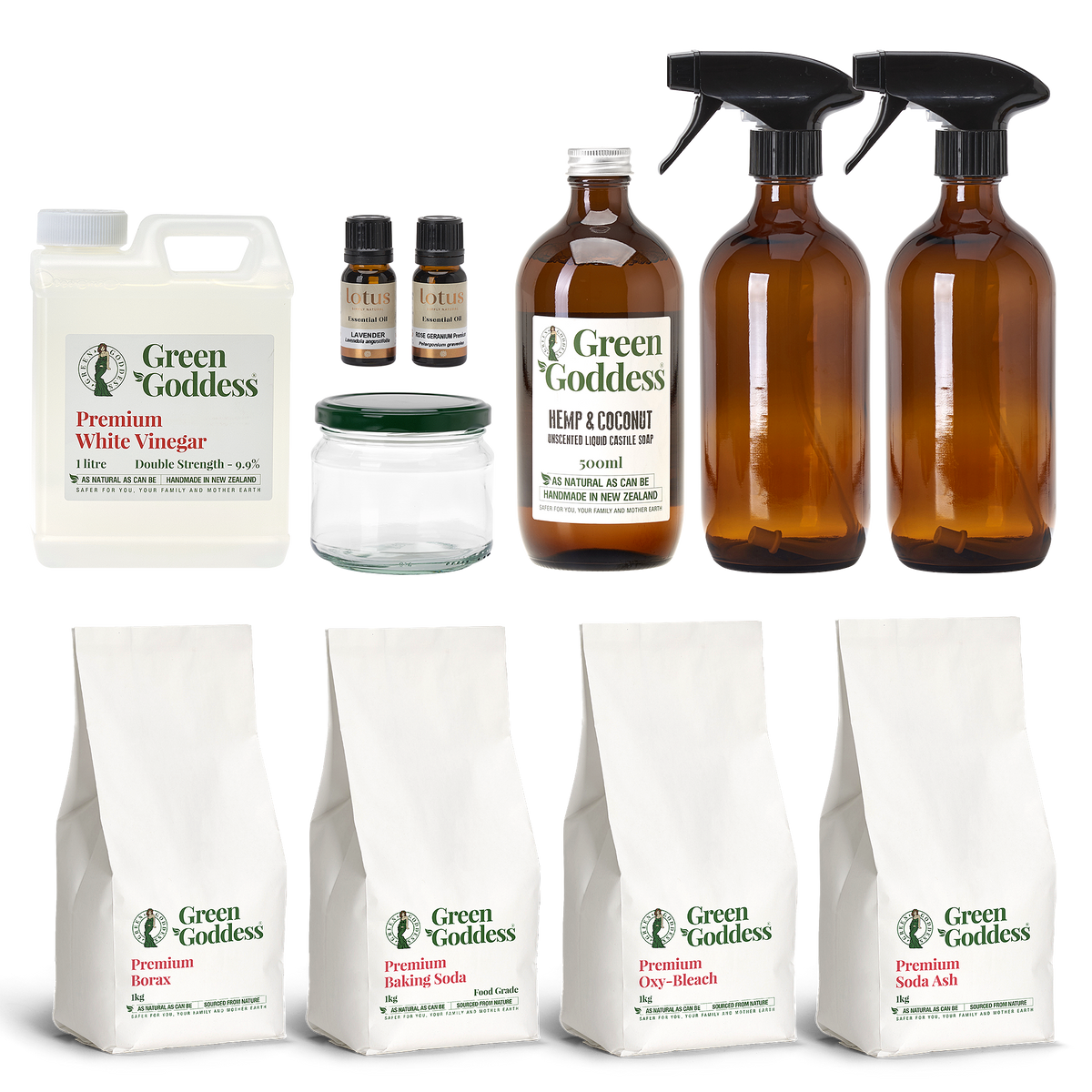 Natural Cleaning DIY Kit