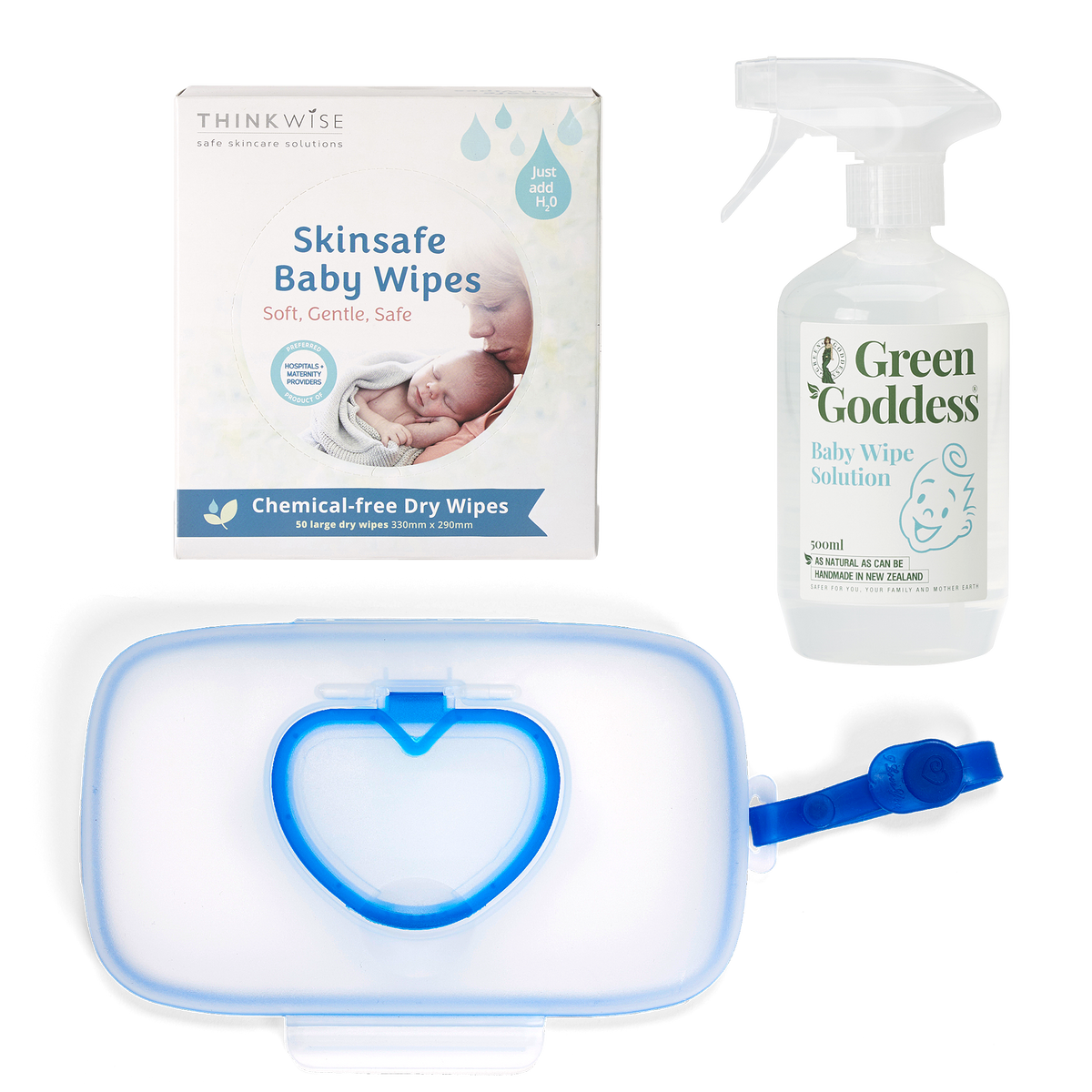 Natural Baby Wipe Travel Trio