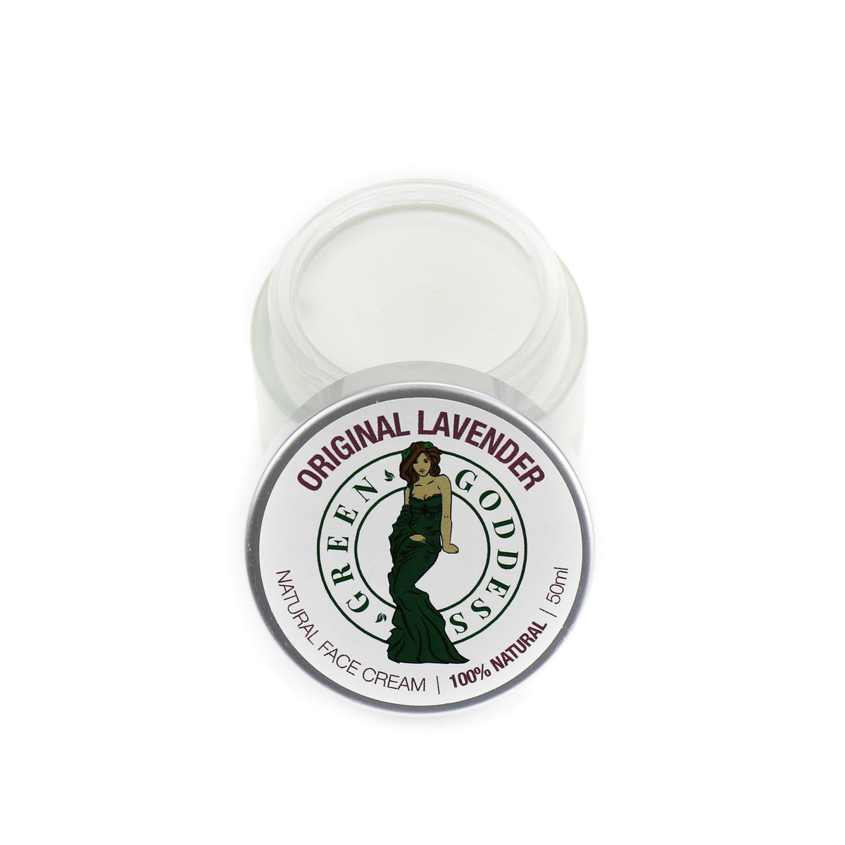 Green Goddess Natural Face Cream 50ml - Original Lavender