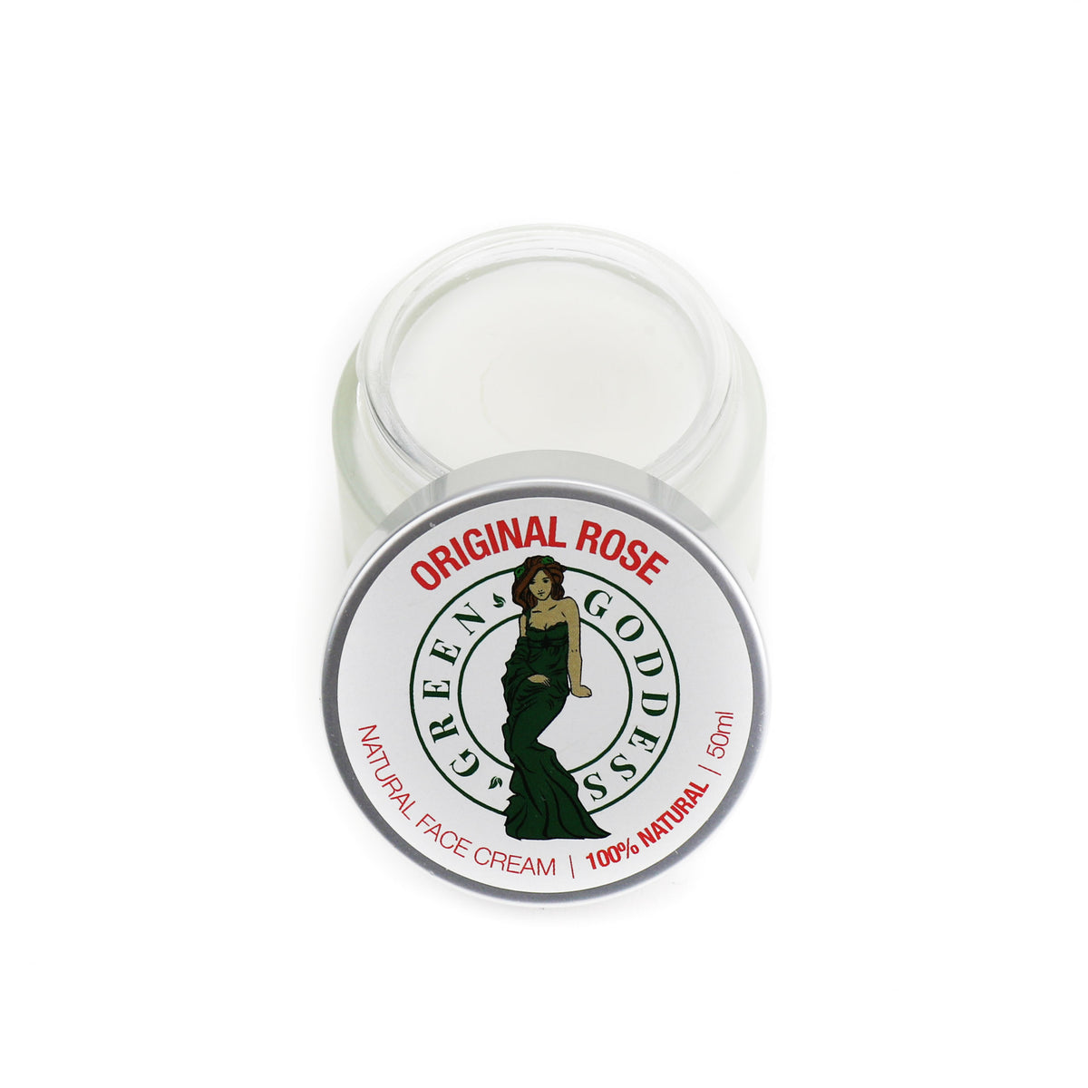 Green Goddess Natural Face Cream 50ml - Original Rose
