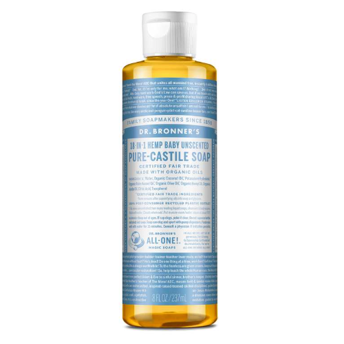 dr bronner baby mild castile 237ml