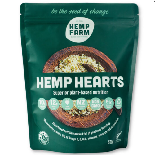 hemp farm hemp hearts 500g