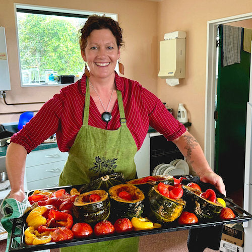 Anna with roasties