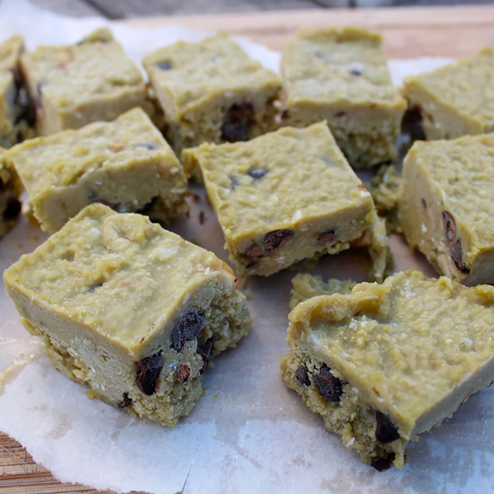Avocado Pistachio Fudge