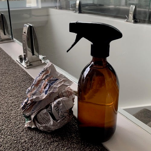DIY glass cleaner