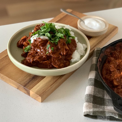 Easy Vegan Jackfruit Rogan Josh