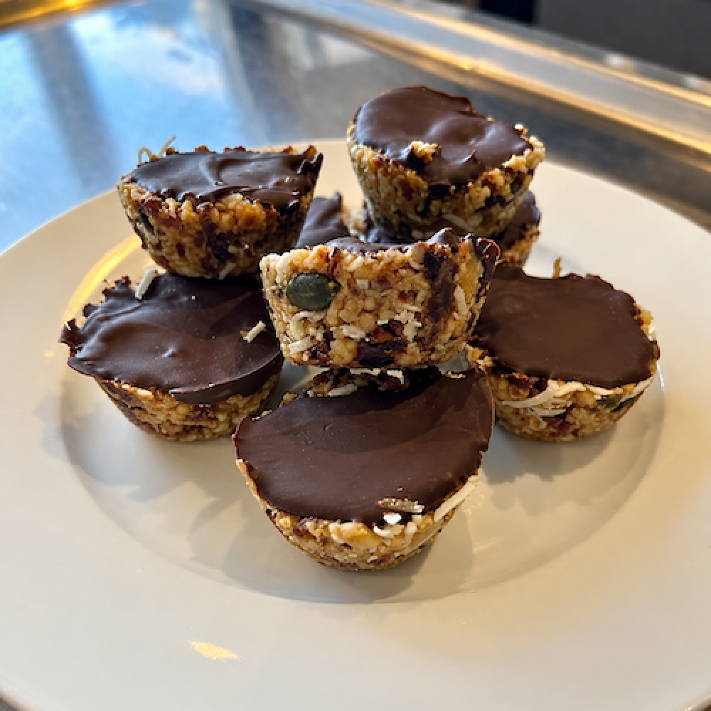 No Bake Chocolate, Date & Nut Bites