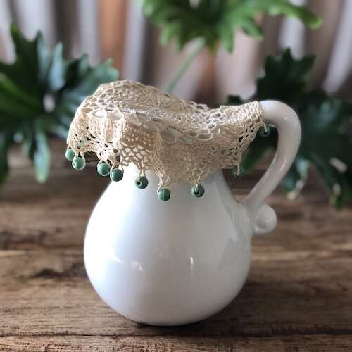Nana Dorothys crocket jug cover