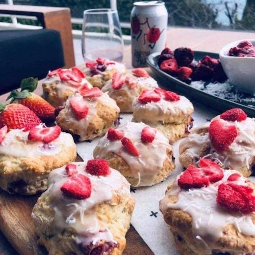 Dairy Free Raspberry Scones