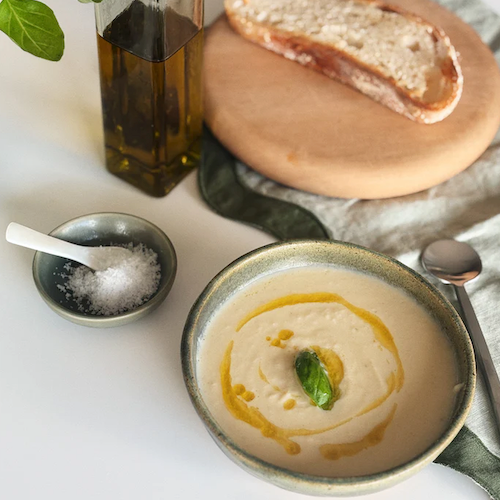 Creamy Roasted Cauliflower Soup