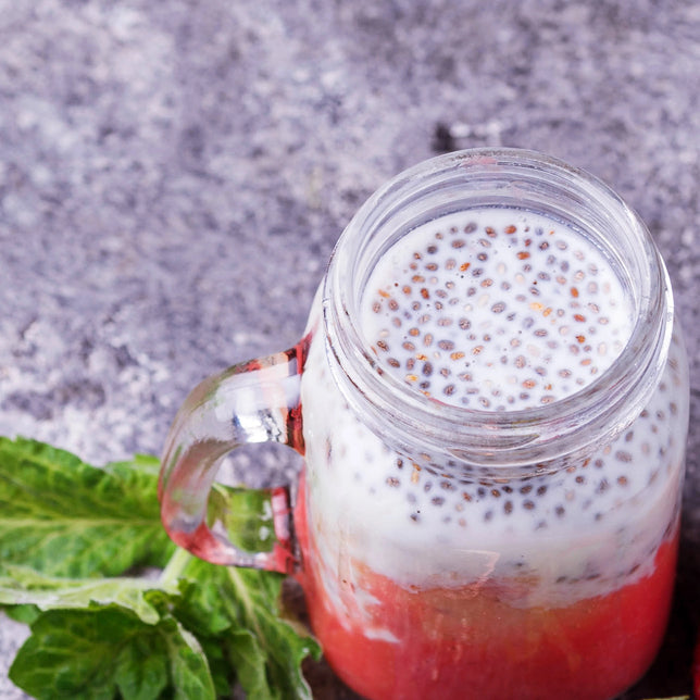 Rhubarb & Chia Seed Pudding
