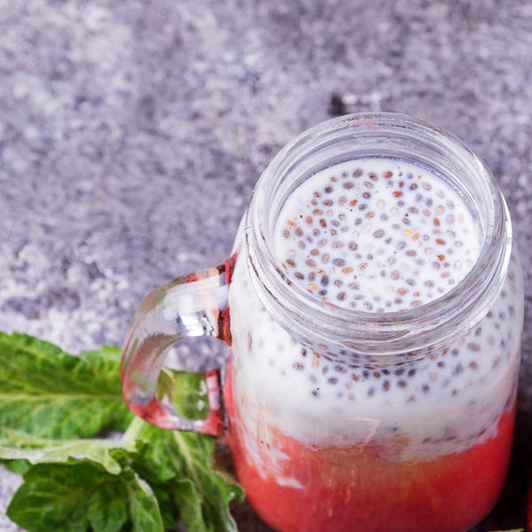 Rhubarb & Chia Seed Pudding