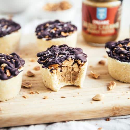 Salted Caramel Peanut Butter Cups