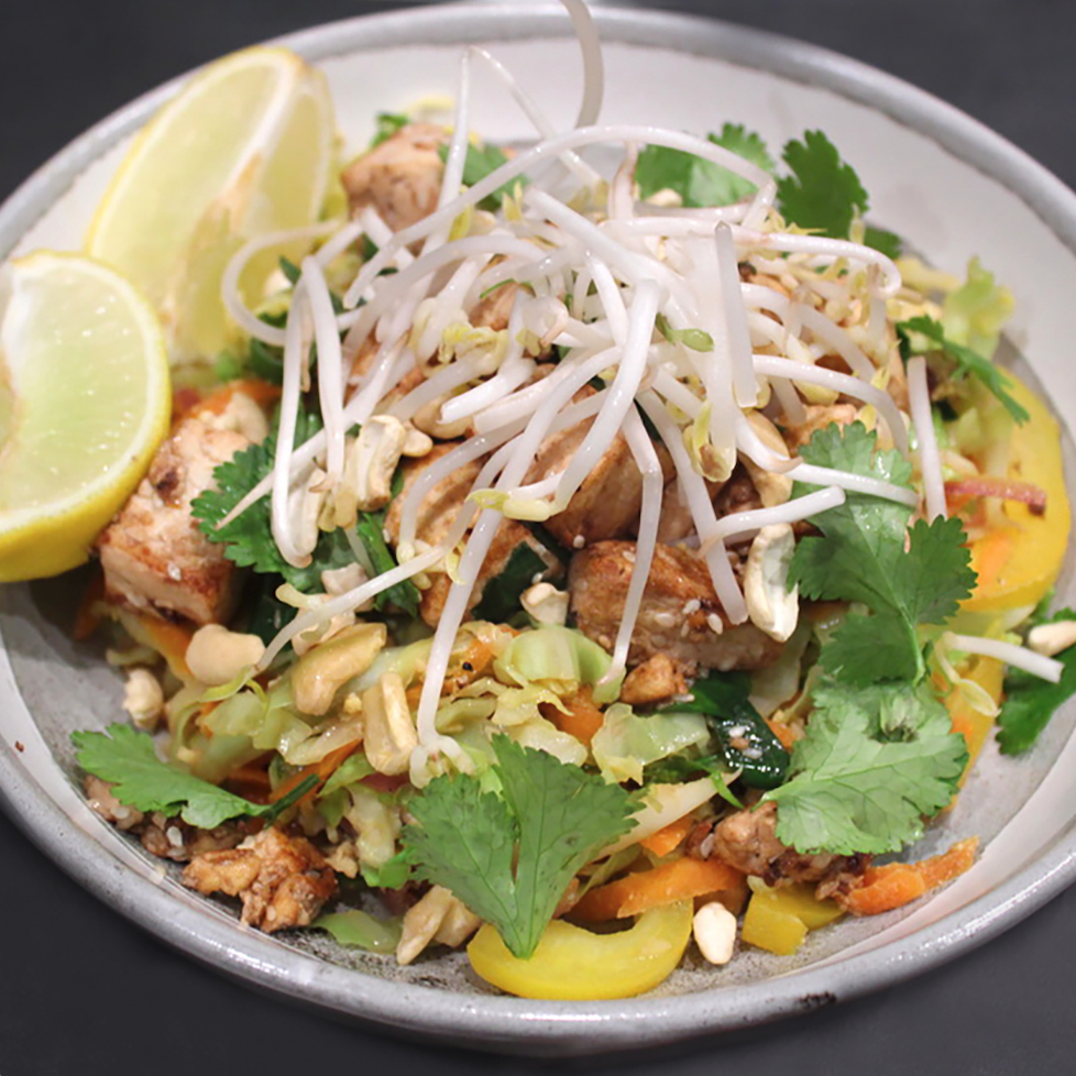 Wick's Tofu Pad Thai - No Noodles Needed!