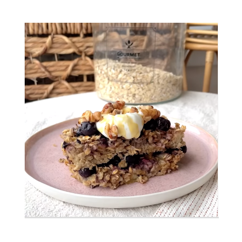 banana oat bars