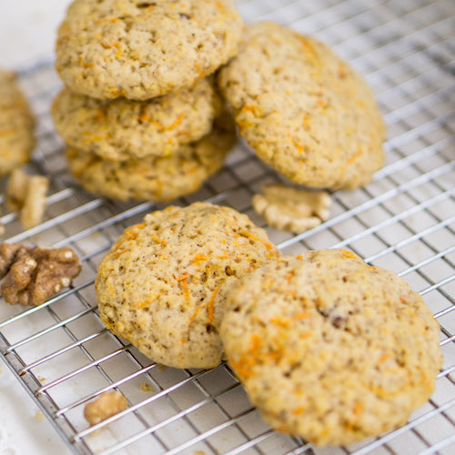 Cinnamon Carrot Oat Cookies