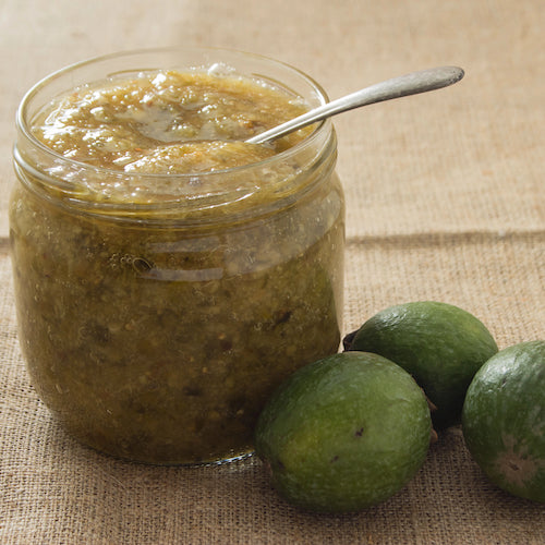 Feijoa ginger jam