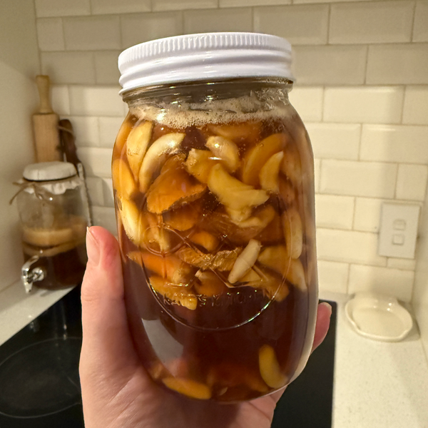 Fermented Garlic, Ginger & Honey Syrup