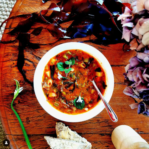 Foraged Seaweed Soup
