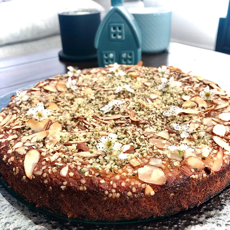 Gluten Free Hemp Heart & Orange Cake
