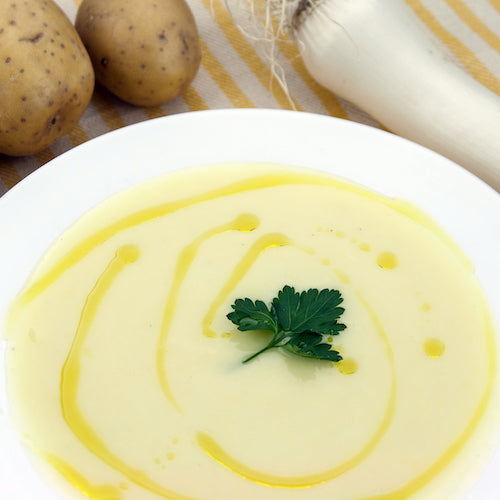 creamy leek and potato soup