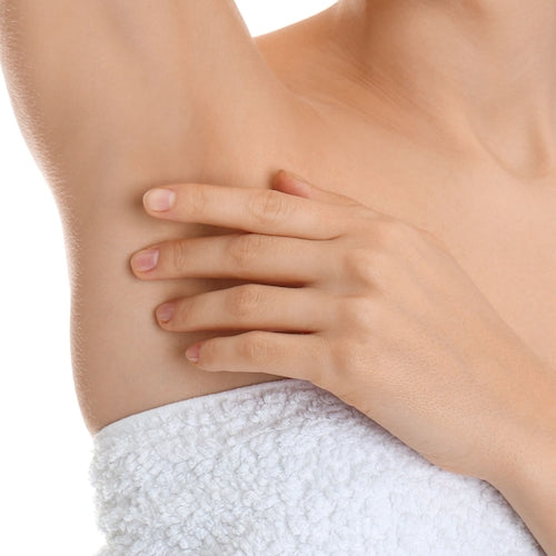 armpit with smooth clean skin