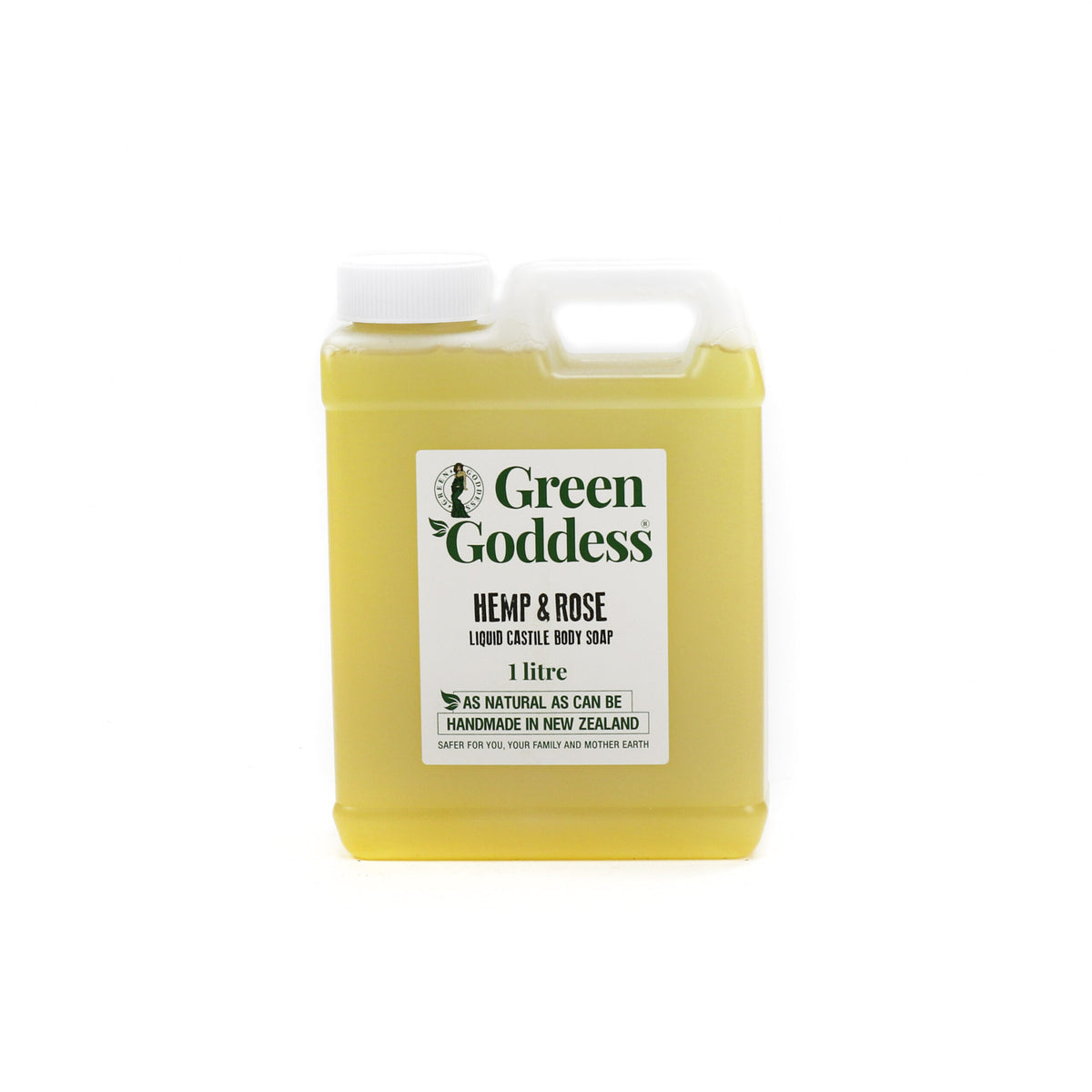 Green Goddess Hemp & Rose Liquid Castile Body Soap