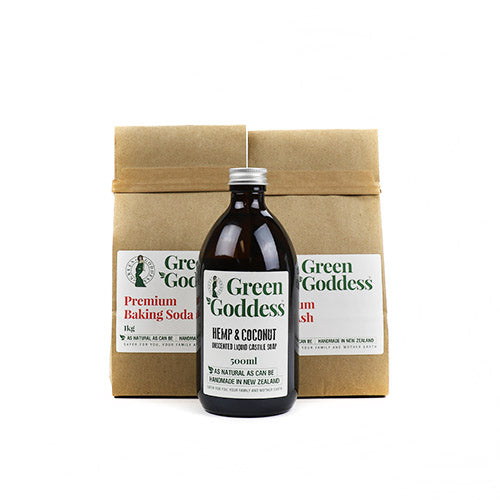 Natural laundry powder kit