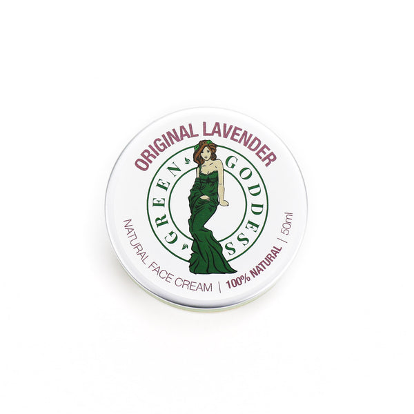 Green Goddess Natural Face Cream 50ml - Original Lavender
