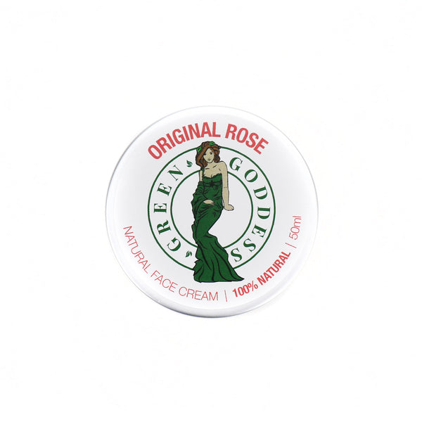 Green Goddess Natural Face Cream 50ml - Original Rose