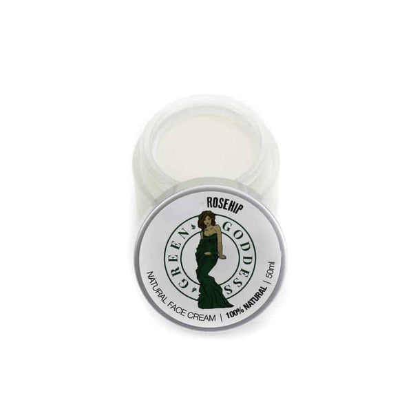 Green Goddess Natural Face Cream with Rosehip