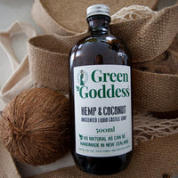 Green Goddess Hemp & Coconut Unscented Liquid Castile Soap