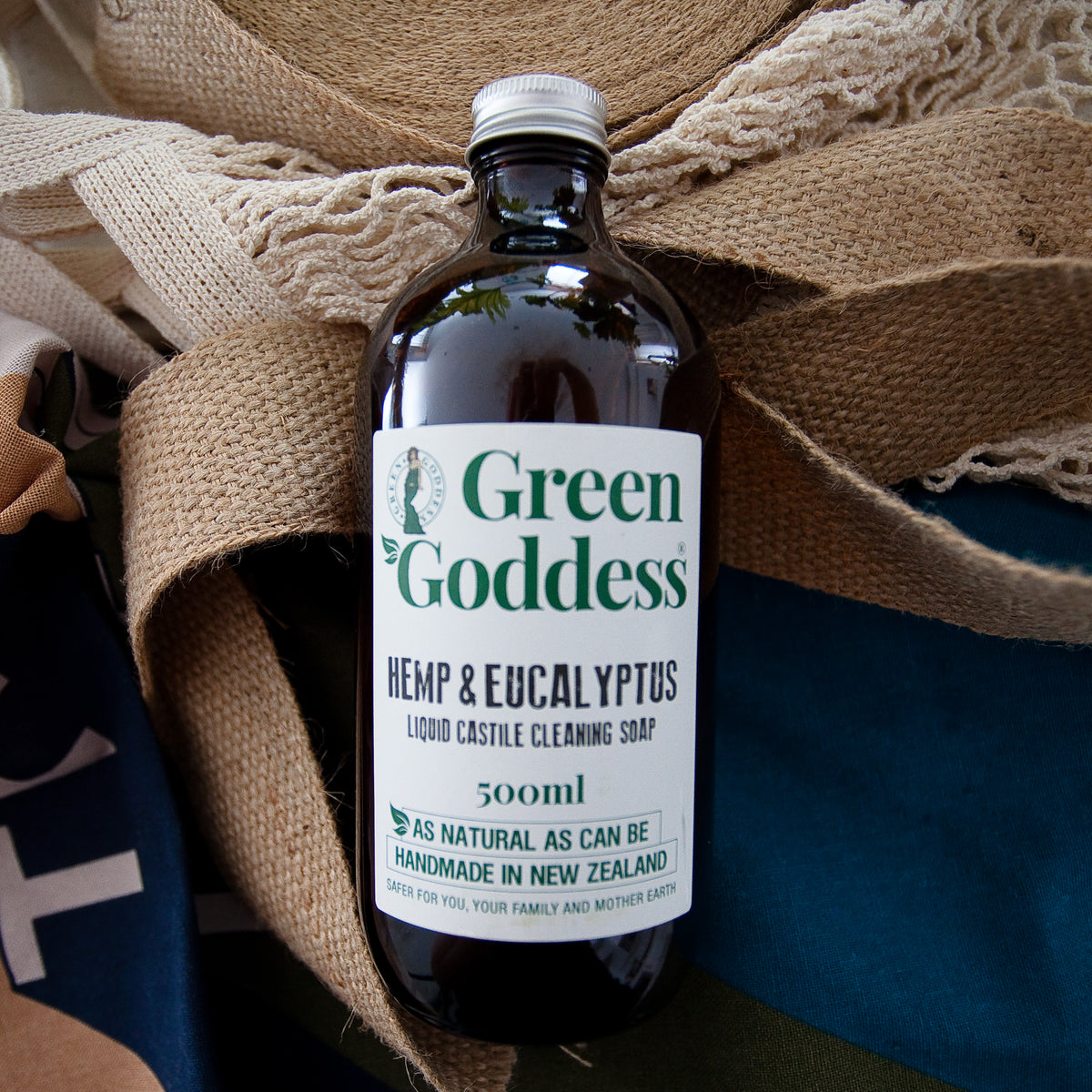 Green Goddess Hemp & Eucalyptus Liquid Castile Cleaning & Dish Wash