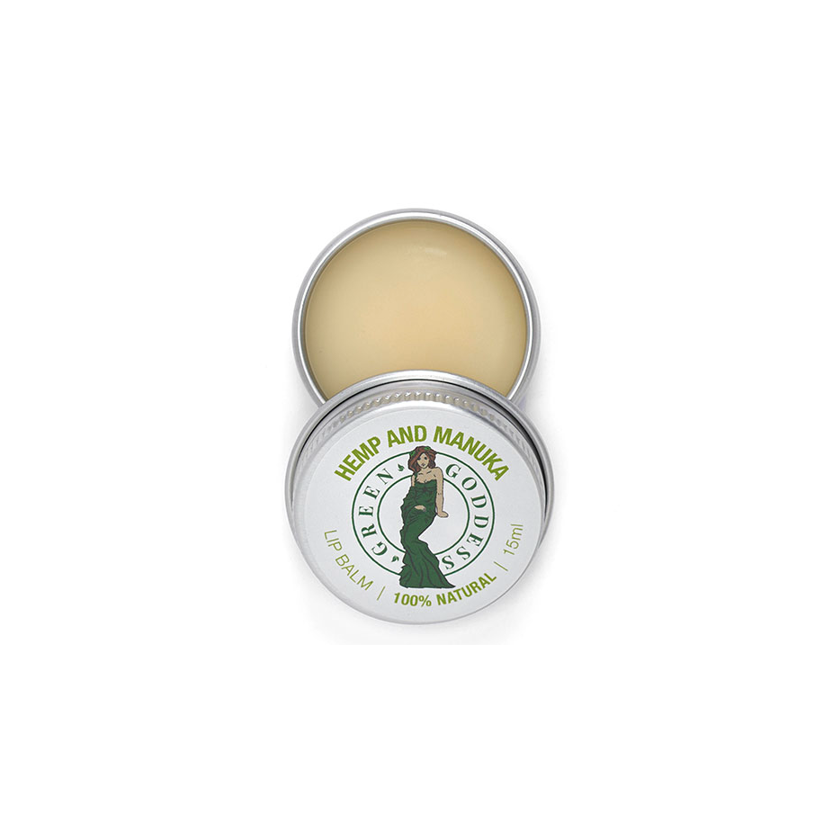 Green Goddess Hemp & Manuka Lip Balm 15gm