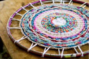 knitted hoop