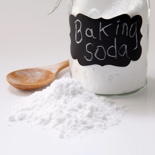 baking soda in jar