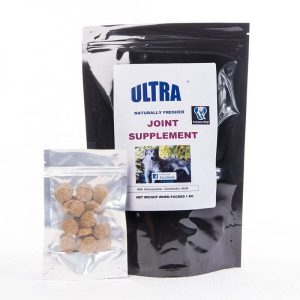 bag of ultra dog food joint supplement