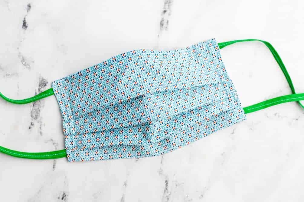 Surgical Face Mask Pattern Green Goddess