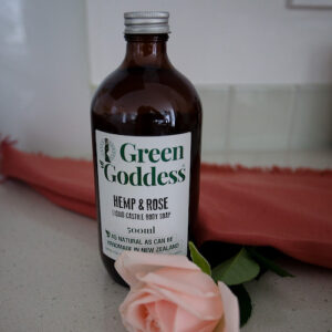 green goddess hemp & rose body castile soap