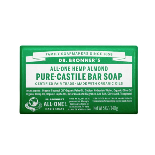 Dr Bronner's Almond Castile Bar Soap