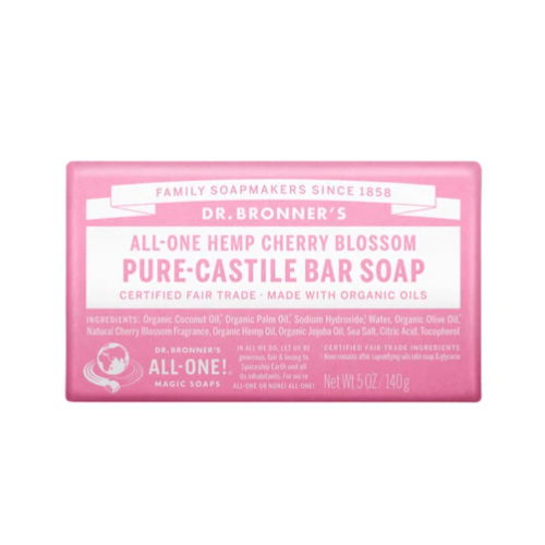 Dr Bronner's Cherry Blossom Castile Bar Soap