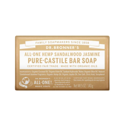 Dr Bronner's Sandalwood & Jasmine Castile Bar Soap