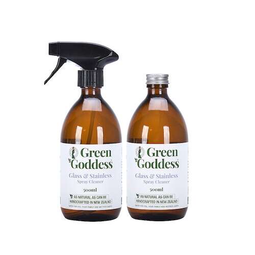 Green Goddess glass stainless spray cleaner with refill