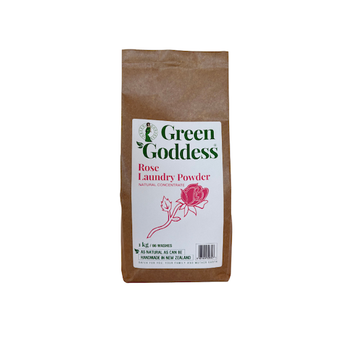 Green Goddess Natural Laundry Powder Rose 1kg Econic Bag